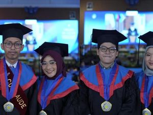 Romantisnya, 2 Pasutri Ini Berhasil Lulus dan Wisuda Bareng di ITS
