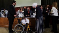Pemilu ini menjadi yang pertama sejak pemerintahan Bashar al-Assad digulingkan, menandai babak baru dalam perjalanan politik Suriah. REUTERS/Yamam Al Shaar