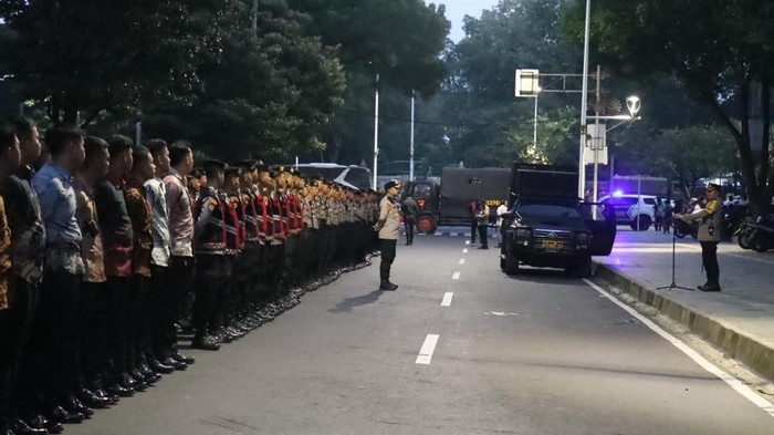 Pengamanan kepolisian di HUT TNI Monas