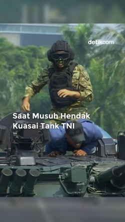 Video: Saat Musuh Hendak Kuasai Tank TNI