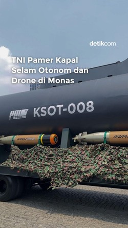 Video: TNI Pamer Kapal Selam Otonom-Drone