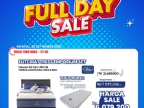 Cuma di Transmart Full Day Sale, Beli Tempat Tidur Lebih Murah