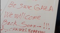 Suatu hari nanti, kita akan bersatu kembali dan kembali ke Gaza! Lebih kuat! Ini baru permulaan, janji Wanda. Foto: Instagram @wandahamidahbsa