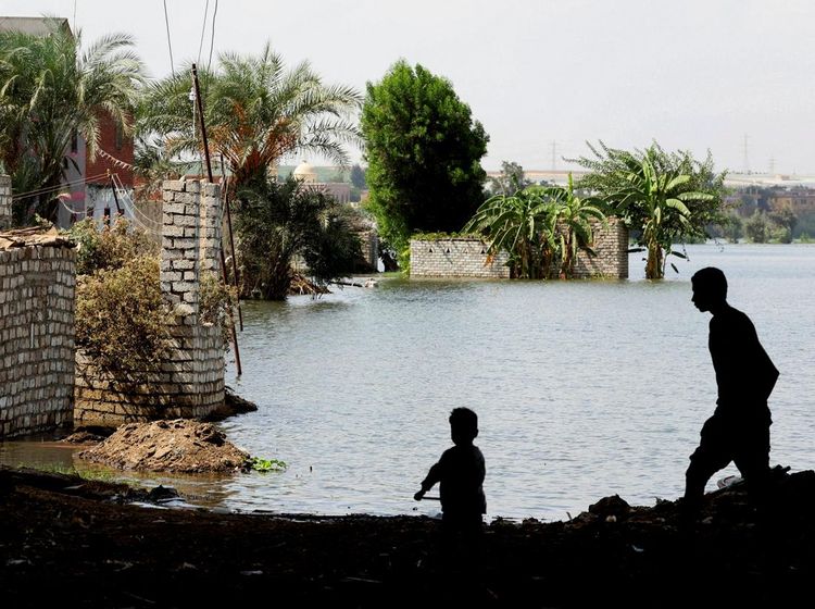 Banjir Rendam Delta Nil, Warga Mesir Bertahan di Tengah Kenaikan Air Sungai