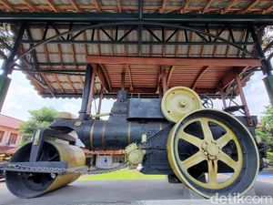 Melihat Stoomwals Jadul di Bantul, Diimpor Hindia Belanda Tahun 1890-an