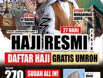 Haji Resmi Tanpa Antri 2026: Langsung Berangkat Bersama Syekh Muhammad Jaber