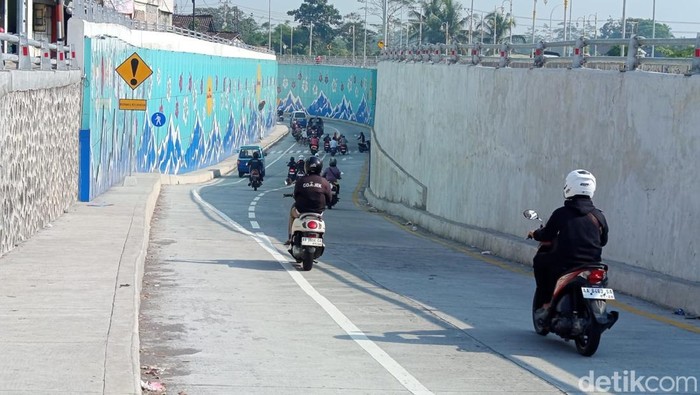 Suasana flyover dan semi underpass Canguk, Kota Magelang, Senin (6/10/2025).