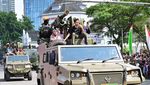 Momen Parade Pasukan dan Alutsista pada HUT Ke-80 TNI di Medan