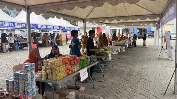 Gerakan Pangan Murah (GPM) yang digelar Pemkot Kendari, Sulawesi Tenggara (Sultra).