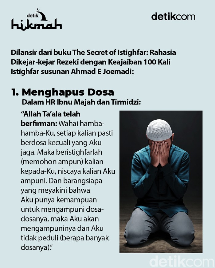 keutamaan istighfar infografis