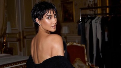 Foto: Rambut Baru Kim Kardashian Bikin Heboh, Disebut Mirip Istri Kanye West!