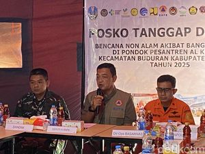 BNPB: Korban Ponpes Ambruk Lebih Banyak dari Gempa Poso-Banjir Bali pada 2025