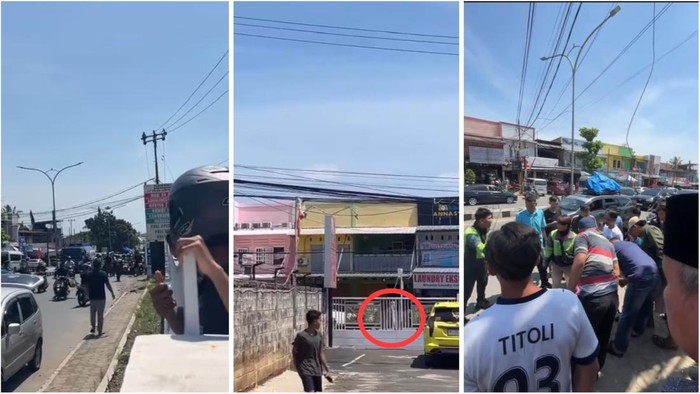 Lokasi penembakan oleh pelaki pencuri motor