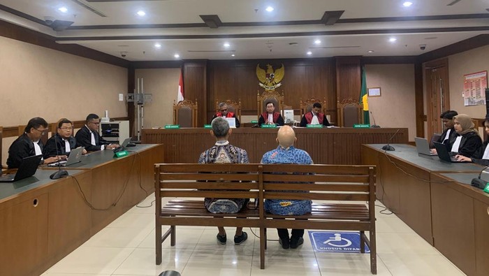 Mantan Dirut PT IIM, Ekiawan Heri, divonis 9 tahun penjara dan denda Rp 500 juta atas korupsi investasi fiktif yang melibatkan PT Taspen Persero. (Mulia Budi/detikcom)