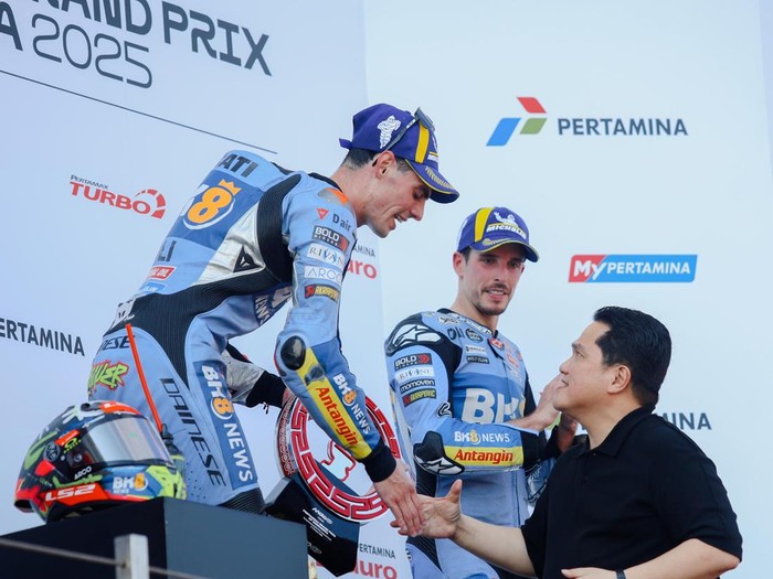 Menpora Erick Thohir di MotoGP Mandalika 2025