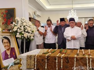 SBY hingga Puan Melayat ke Istri Wapres Ke-4 RI Karlinah Umar Wirahadikusumah