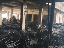 Labfor Polda Jateng Investigasi Penyebab Kebakaran di Pasar Wonogiri