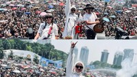 Momen Kotak tampil di Monas untuk HUT ke-80 TNI. Foto: Instagram @tantrisyalindri