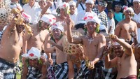 Tradisi Aci Tabuh Rah Pengangon telah ditetapkan sebagai Warisan Budaya Tak Benda (WBTB) oleh Kementerian Pendidikan dan Kebudayaan pada tahun 2019, menandakan pentingnya upacara ini dalam menjaga kelestarian budaya Bali. ANTARA FOTO/Nyoman Hendra Wibowo