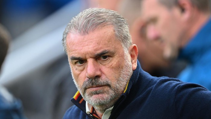 Ange Postecoglou is the Nottingham Forest head coach during the Premier League match between Newcastle United and Nottingham Forest at St. Jamess Park in Newcastle, England, on October 5, 2025. (Photo by Jon Hobley/MI News/NurPhoto)NO USE FRANCE