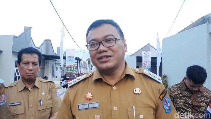Bupati Deli Serdang Asri Ludin Tambunan (Nizar Aldi/detikSumut)