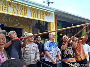 Saat Bupati Tantang Pejabat Malinau Adu Sumpit di Irau ke-11