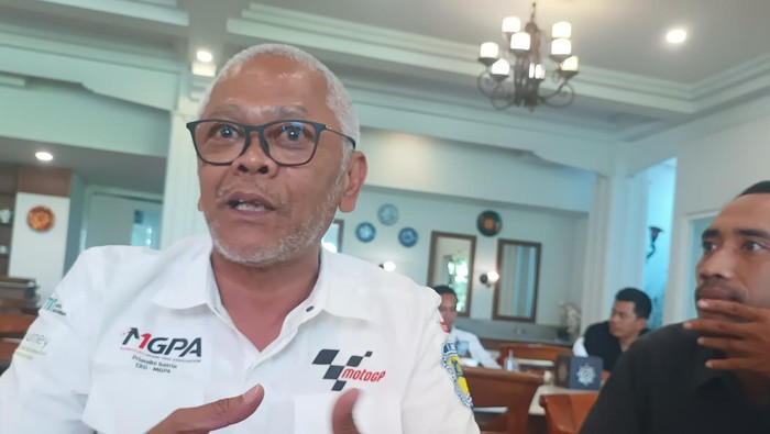 Dirut MGPA, Priandhi Satria, saat ditemui awak media, Selasa (7/10/2025). (Edi Suryansyah/detikBali)