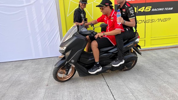 Kala Pebalap MotoGP Pakai Motor Harian di Sirkuit Mandalika