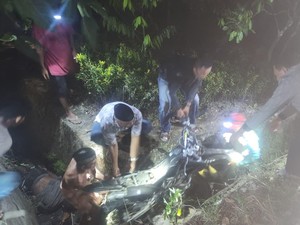 Kepala Dusun di Bulukumba Tewas Usai Motor Masuk Parit gegara Hilang Kendali
