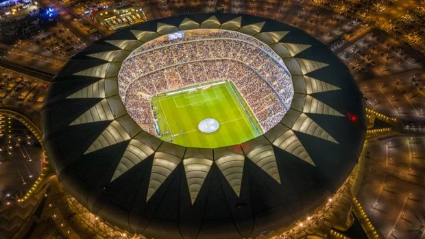 King Abdullah Sports City Stadium di Jeddah, Arab Saudi.