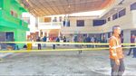 Penampakan Bangunan Ambruk di Ponpes Sidoarjo Sudah Dibersihkan