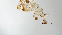 Bernardelli juga tampak membuat kreasi lukisan keren dalam rangka merayakan anniversary Aeropress. Meski dari seduhan kopi, tapi seniman ini sangat detail. Foto: Instagram/@bernardelli