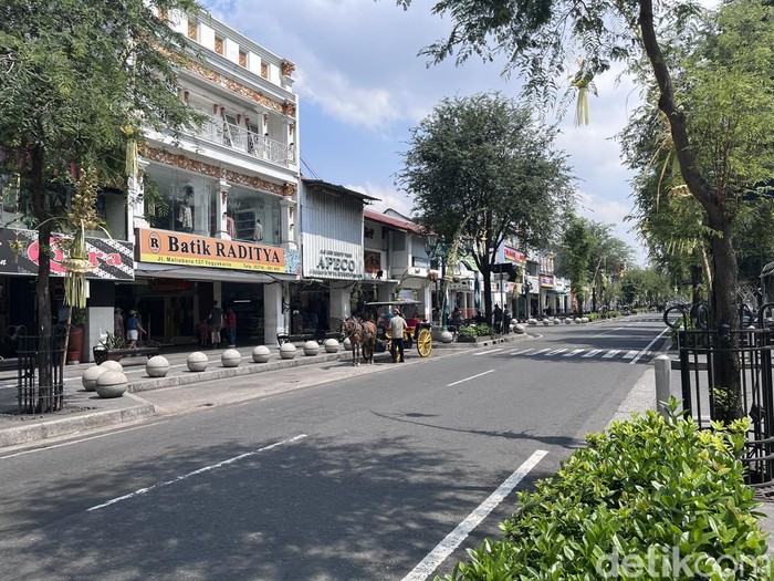 Suasana Malioboro, Jogja bebas kendaraan pagi ini, Selasa (7/10/2025).