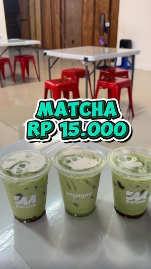 Video: Matcha Latte Gerobakan Enak di Blok M, Cuma Rp 15.000