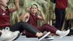 Momen Maudy Ayunda Perdana Coba Poundfit