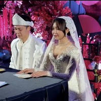 Meyden dan Hengky diam-diam telah resmi menikah di Jambi pada 3 Agustus 2025. Momen pernikahan tersebut baru dibagikannya ke media sosial pada Selasa (7/10/25). Foto: Instagram @btr_meyden