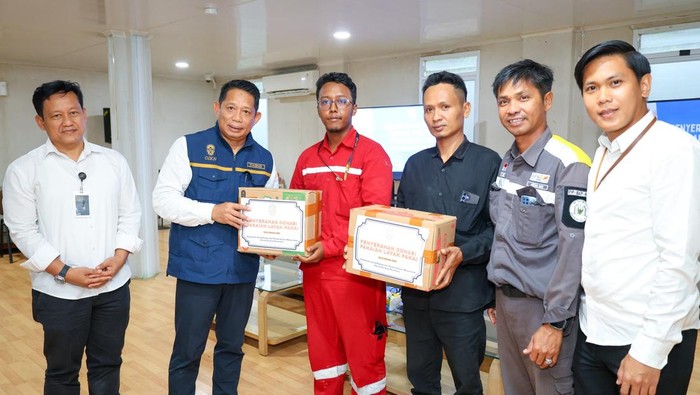 Otorita IKN bagikan bantuan untuk pekerja terdampak kebakaran hunian pekerja konstruksi (HPK)