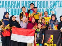 Atlet Sepatu Roda asal Siak Sabet 14 Medali Kejuaraan Sepatu Roda di Malaysia