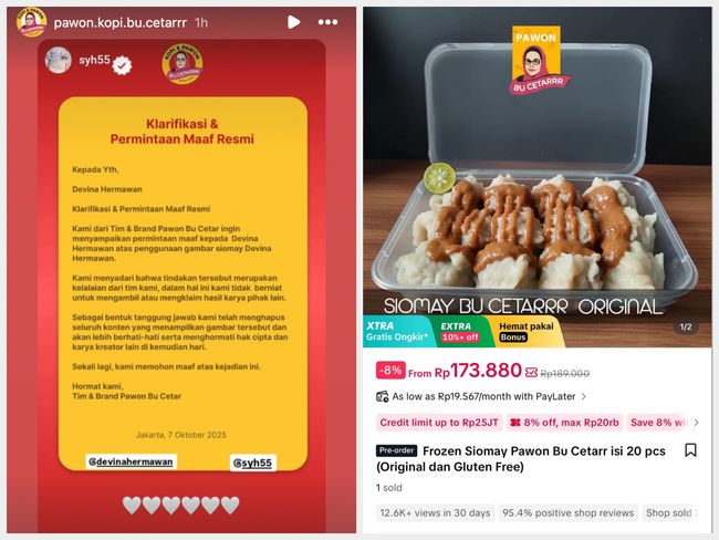 Chef Devina di Pusat Perhatian: Kasus Foto Siomay dan Debut Menu di Oakwood Apartments PIK Jakarta
