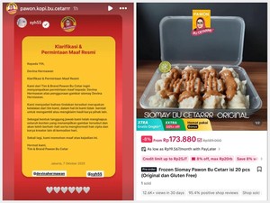 Gaduh Foto Siomay Chef Devina Dipakai Jualan Adik Syahrini, Berujung Minta Maaf