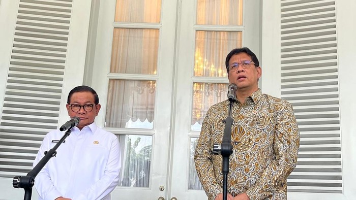 Pramono Anung dan Purbaya (Anggi/detikcom)