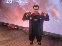 Rizki Juniansyah Jadi Letda usai Raih Emas Kejuaraan Dunia Angkat Besi