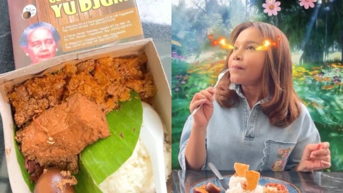 Rossa ikut tren Bon Appetit, Your Majesty dengan menu nasi gudeg