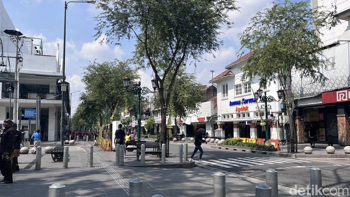 Suasana Malioboro, Jogja pagi ini, Selasa (7/10/2025).