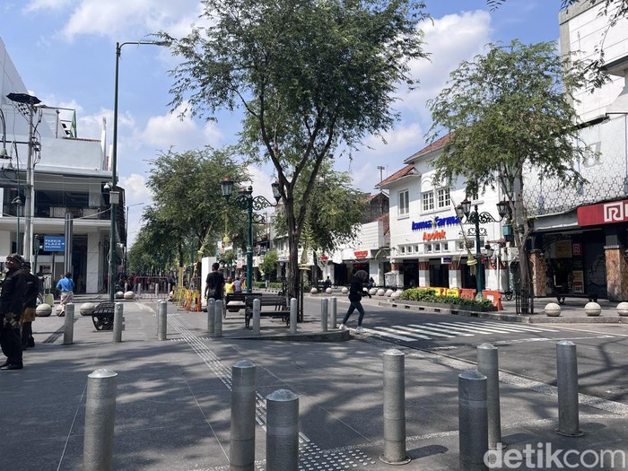 Suasana Malioboro, Jogja pagi ini, Selasa (7/10/2025).