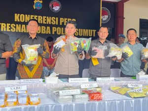 Polda Sumut Amankan 28 Kg Sabu, 4 Pelaku Ditangkap