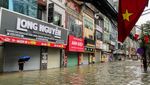 Topan Matmo Hantam Hanoi, Bikin Banjir dan Ganggu Aktivitas Warga