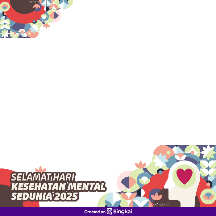 Twibbon Hari Kesehatan Mental Sedunia 2025