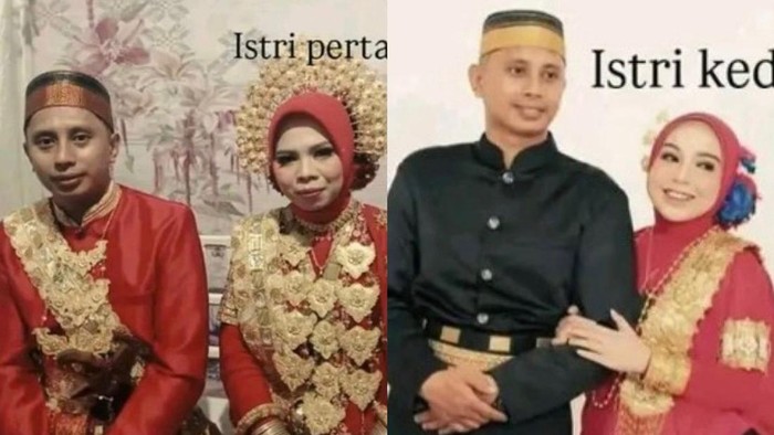 Viral pria nikahi 2 perempuan, dengan akad hanya berselang tiga hari.