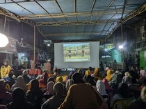 Warga Semende Maknai Adat Lewat Film Layar Tancap Tunggu Tubang
